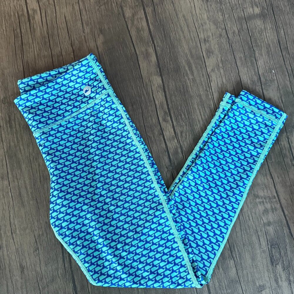 Vineyard Vines Girls Performance Leggings Size M (10-12)